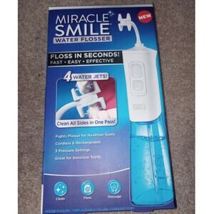 Miracle Smile Water Flosser New in Box